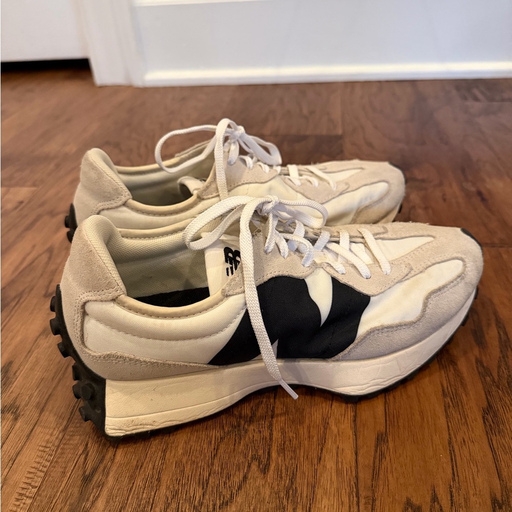 Women’s 327 Beige and Black Sneakers